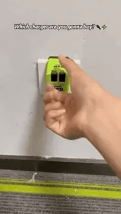 🔥W&O 2-in-1 GaN Compatible with Fast Charger